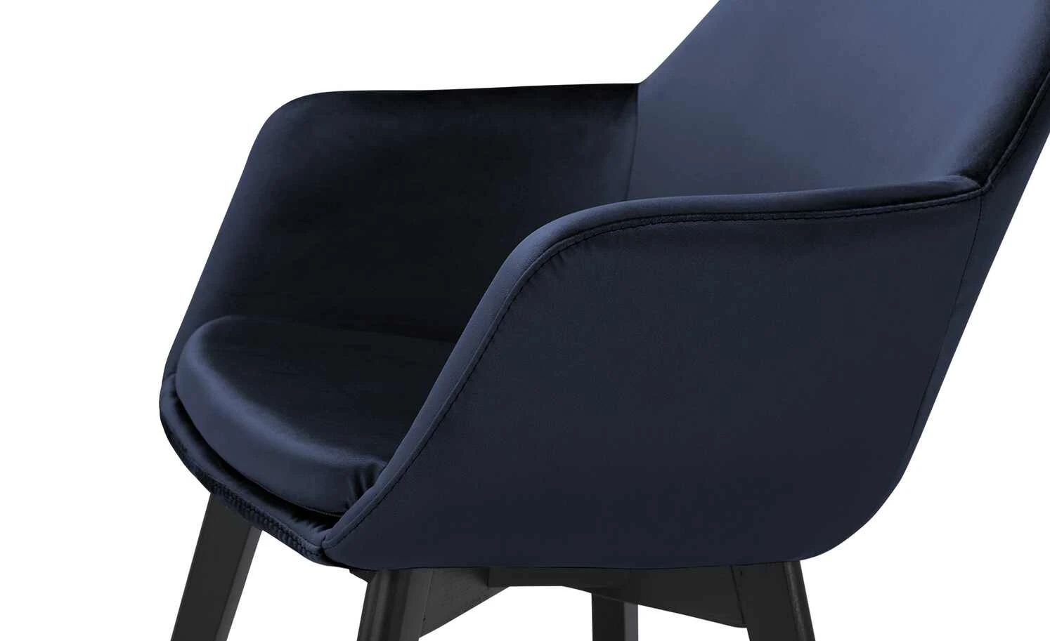 Woodford Armlehnstuhl Helsinki | Blau Schwarz 6 Woodford Armlehnstuhl Helsinki | Blau Schwarz – Bild 4