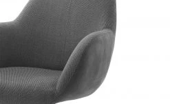 Polsterstuhl drehbar Lemonde | Anthrazit Geschlossener Rücken Schwarz matt -SitzWerk Verkaufsgeschäft 14308356 2 202101202235