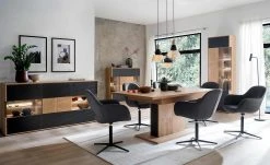 Polsterstuhl drehbar Lemonde | Anthrazit Geschlossener Rücken Schwarz matt -SitzWerk Verkaufsgeschäft 14308356 3 202102051235