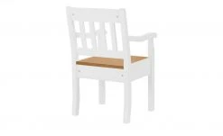 maison bleue Holzstuhl mit Armlehne Bendix | Weiß / laugenfarbig -SitzWerk Verkaufsgeschäft 14308382 1 202102232235