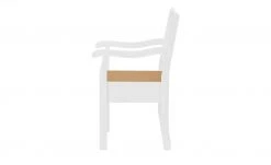 maison bleue Holzstuhl mit Armlehne Bendix | Weiß / laugenfarbig -SitzWerk Verkaufsgeschäft 14308382 7 202102232235