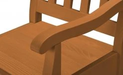 maison bleue Holzstuhl mit Armlehne Bendix | bernsteinfarbig -SitzWerk Verkaufsgeschäft 14308394 5 202102232235