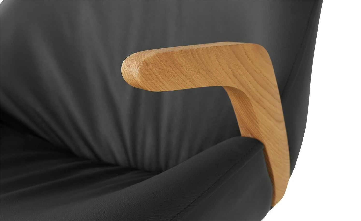 Wohnwert Armlehnstuhl Novum | Schwarz mit Elastic-Aktiv-Federung (gesundes Sitzen) 7 Wohnwert Armlehnstuhl Novum | Schwarz mit Elastic-Aktiv-Federung (gesundes Sitzen) – Bild 5