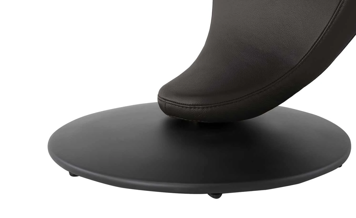 Leder-Drehstuhl Kingsman | Mocca (Dunkelbraun) Rund 6 Leder-Drehstuhl Kingsman | Mocca (Dunkelbraun) Rund – Bild 4