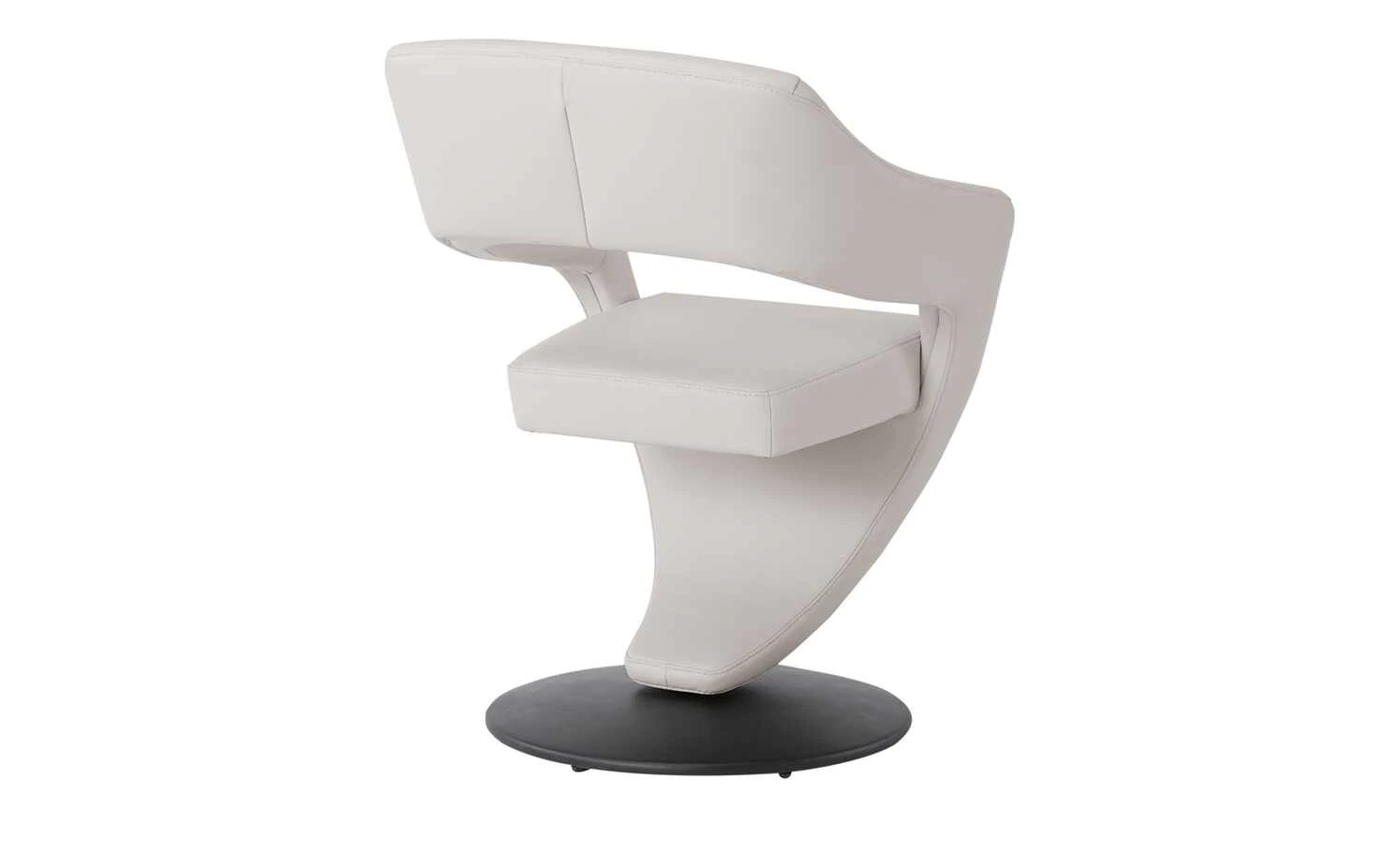 Leder-Drehstuhl Kingsman | Delfin (Hellgrau) Eckig 9 Leder-Drehstuhl Kingsman | Delfin (Hellgrau) Eckig – Bild 7