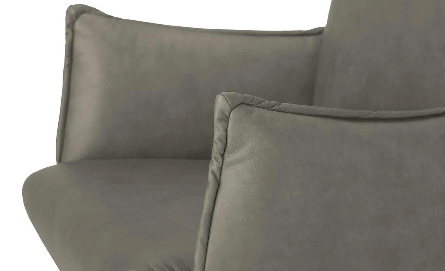 Leder-Drehstuhl Drive | Stahl (Hellgrau) Ja 10 Leder-Drehstuhl Drive | Stahl (Hellgrau) Ja – Bild 8