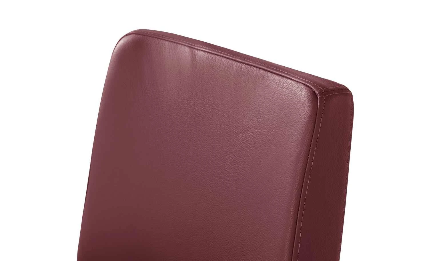 Leder-Barhocker MyTina | Weinrot 6 Leder-Barhocker MyTina | Weinrot – Bild 4