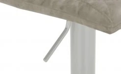 Barhocker MyToby | Lichtgrau Edelstahl eckiger Bodenteller -SitzWerk Verkaufsgeschäft 14309601 5 202108022233