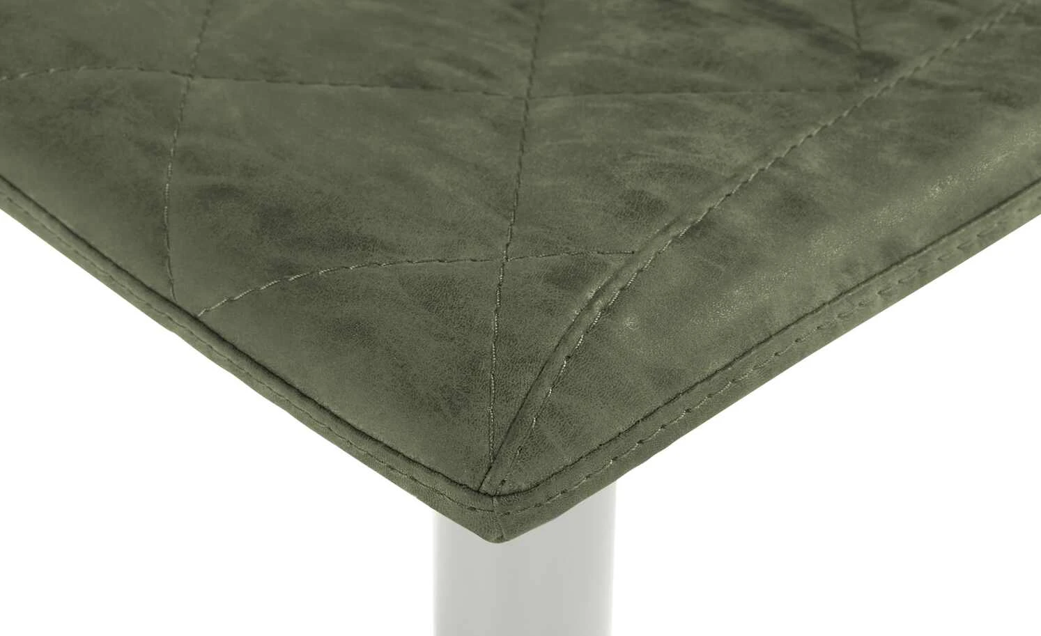 Barhocker MyToby | Moosgrün Edelstahl eckiger Bodenteller 4 Barhocker MyToby | Moosgrün Edelstahl eckiger Bodenteller – Bild 2