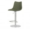 Barhocker MyToby | Moosgrün Edelstahl runder Bodenteller -SitzWerk Verkaufsgeschäft 14309614 7 202108022233