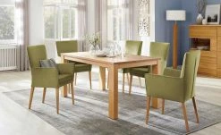 Wohnwert Armlehn-Polsterstuhl Aron | Grün