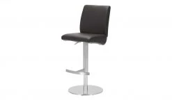 Barstuhl Vittoria | Braun Rund mit glattem Sitz