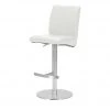 Barstuhl Vittoria | Weiß Rund mit glattem Sitz