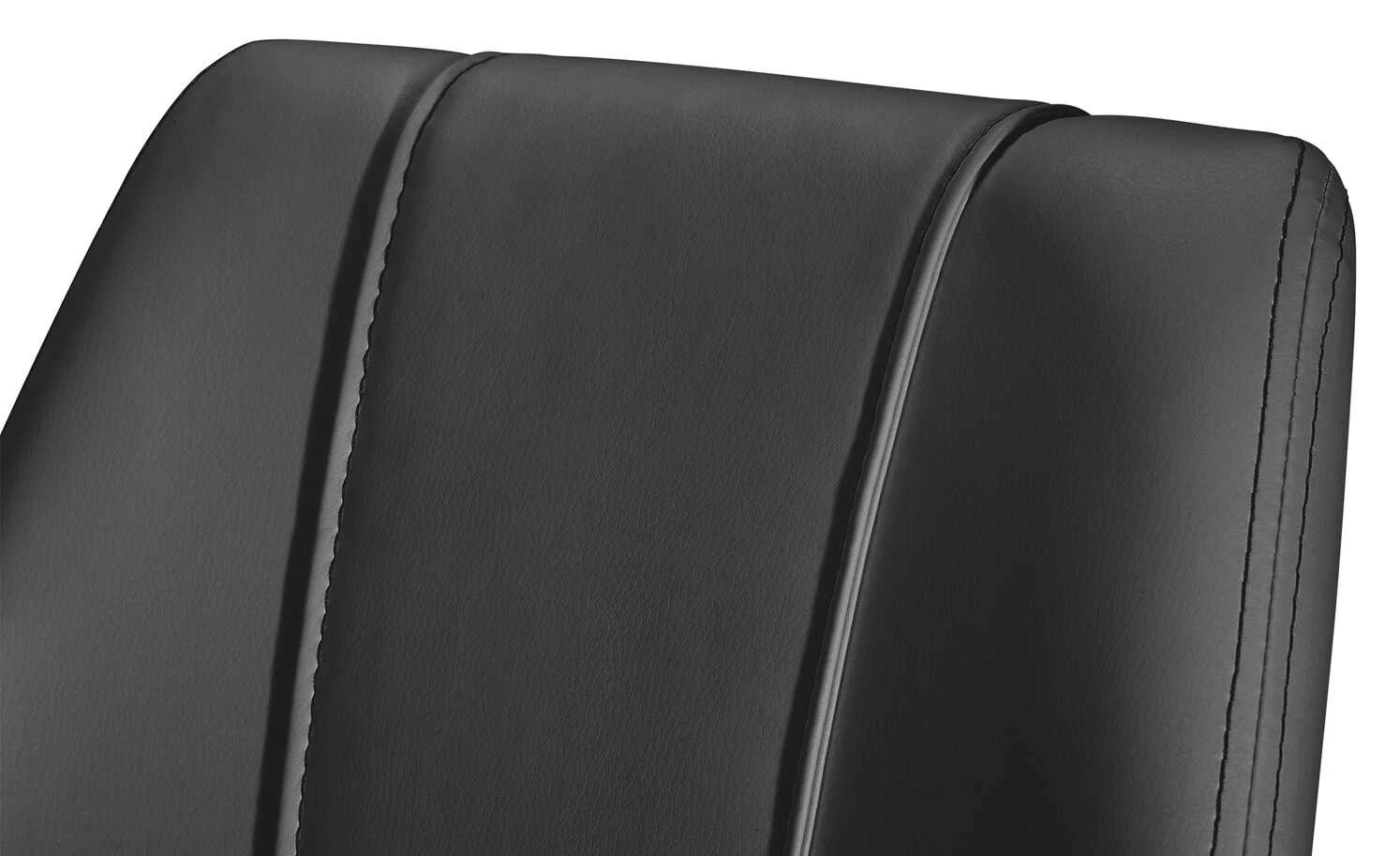 Barstuhl Marta | Schwarz Rund nach innen gewölbter Sitz 4 Barstuhl Marta | Schwarz Rund nach innen gewölbter Sitz – Bild 2