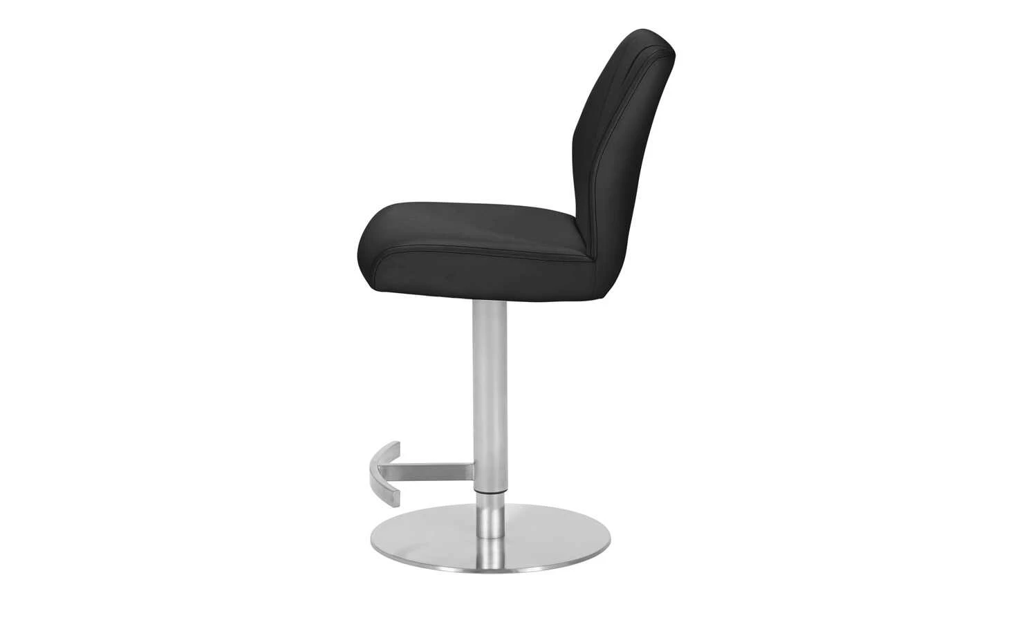 Barstuhl Marta | Schwarz Rund nach innen gewölbter Sitz 11 Barstuhl Marta | Schwarz Rund nach innen gewölbter Sitz – Bild 9