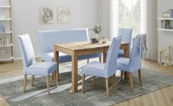 Woodford Polsterstuhl Gerda | Hellblau Eiche Bianco -SitzWerk Verkaufsgeschäft 15300025 3 202207111247