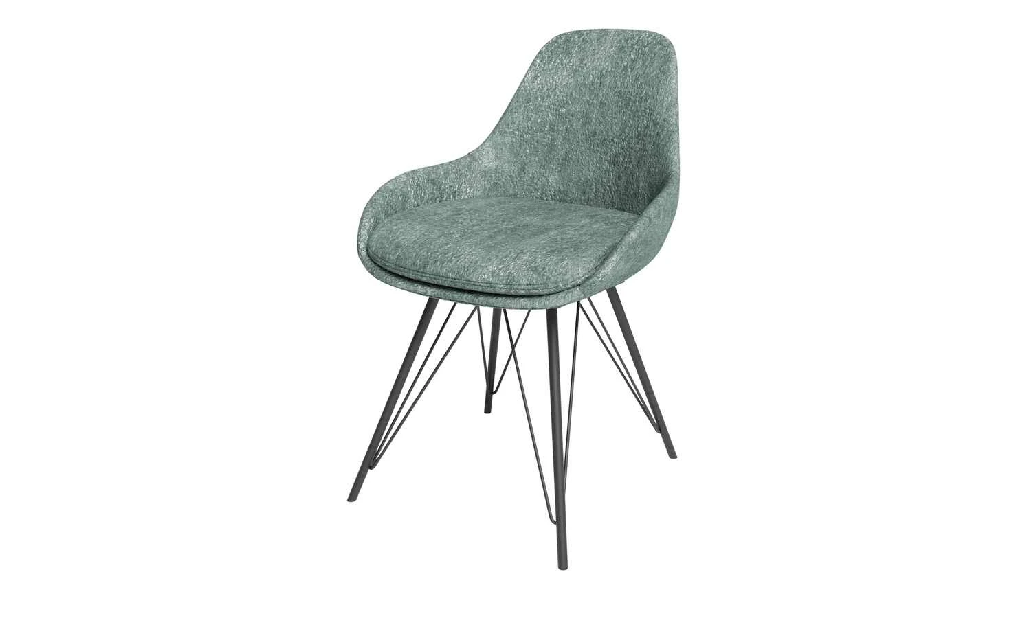 JOOP! Chenille-Schalenstuhl Wires | Grau-Blau 3 JOOP! Chenille-Schalenstuhl Wires | Grau-Blau