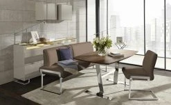 JOOP! Schwingstuhl Leder 007 | Erde (Braun)