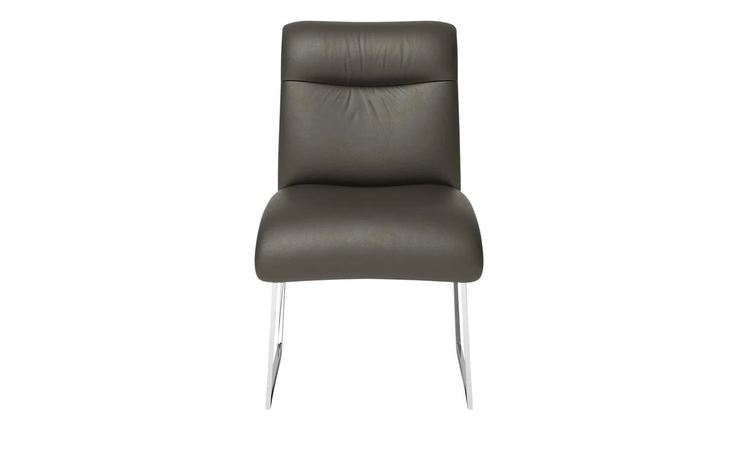 JOOP! Leder-Kufenstuhl Cubic | Schlamm (Braun) Nein 6 JOOP! Leder-Kufenstuhl Cubic | Schlamm (Braun) Nein – Bild 4