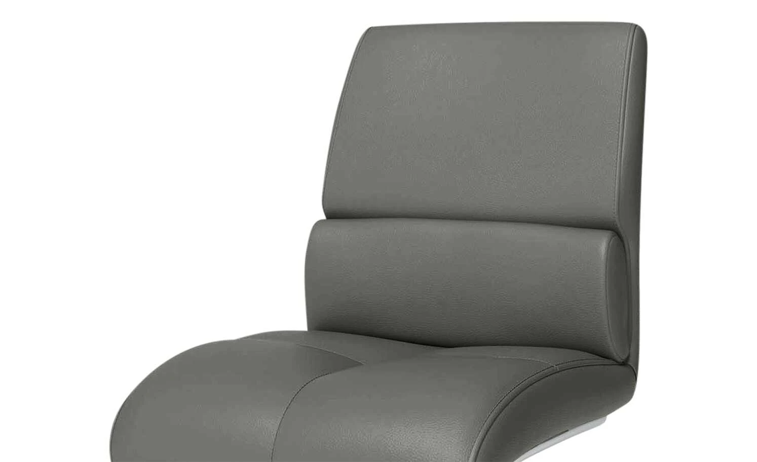 JOOP! Leder-Schwingstuhl Loft | Zinn (Grau) 5 JOOP! Leder-Schwingstuhl Loft | Zinn (Grau) – Bild 3