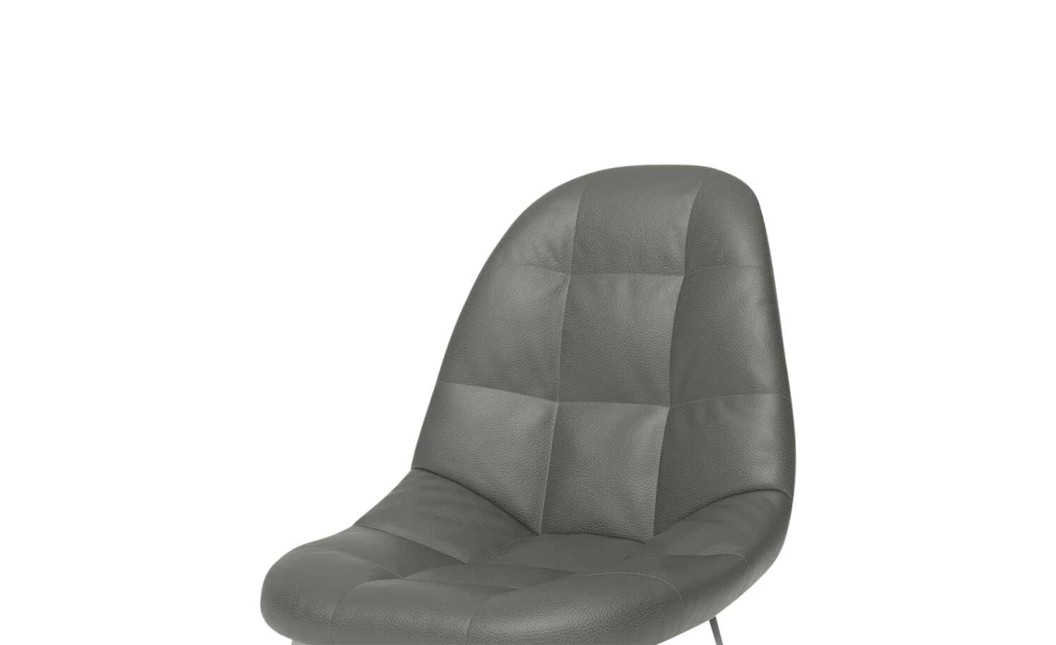 JOOP! Leder-Kufenstuhl Move | Zinn (Grau) 6 JOOP! Leder-Kufenstuhl Move | Zinn (Grau) – Bild 4