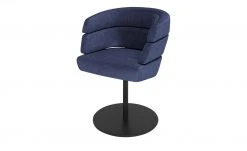 JOOP! Polster-Drehsessel Curves | Marine (Dunkelblau) Drehstuhl