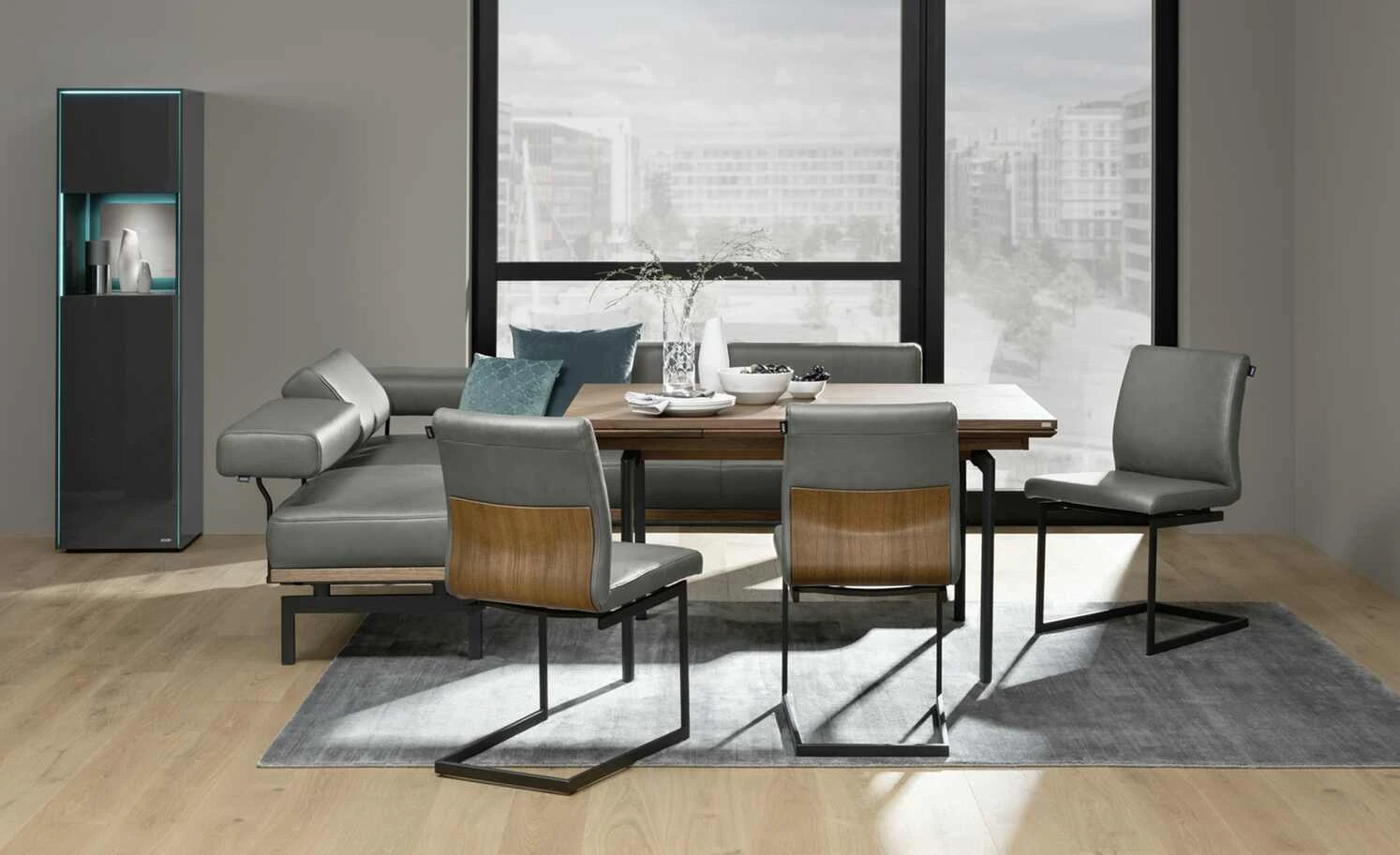 JOOP! Schwingstuhl Leder 24/7 | Moor (Dunkelgrau) 3 JOOP! Schwingstuhl Leder 24/7 | Moor (Dunkelgrau)