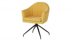 uno Polsterstuhl drehbar Donna | Gelb