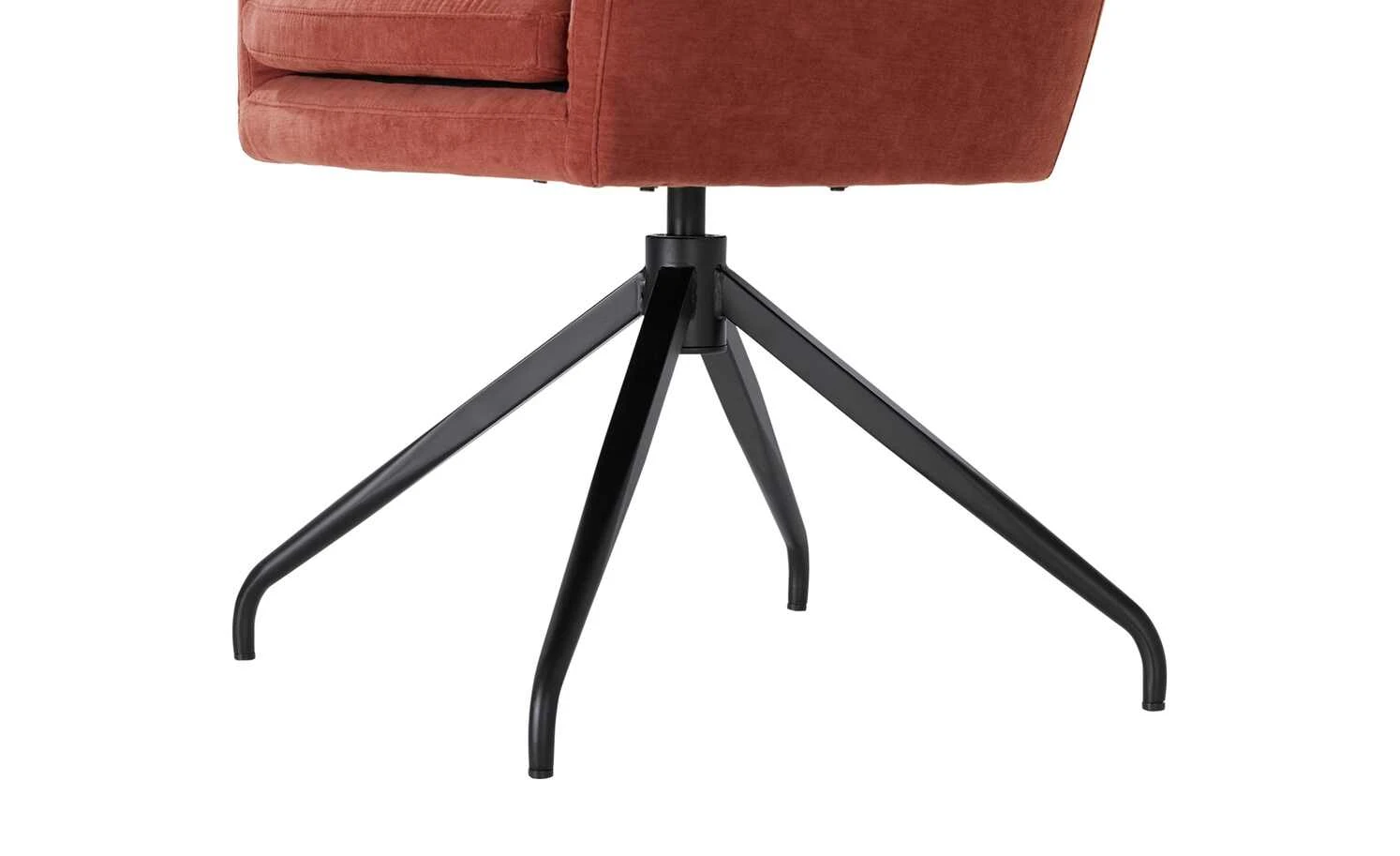 uno Polsterstuhl drehbar Donna | Rot 4 uno Polsterstuhl drehbar Donna | Rot – Bild 2