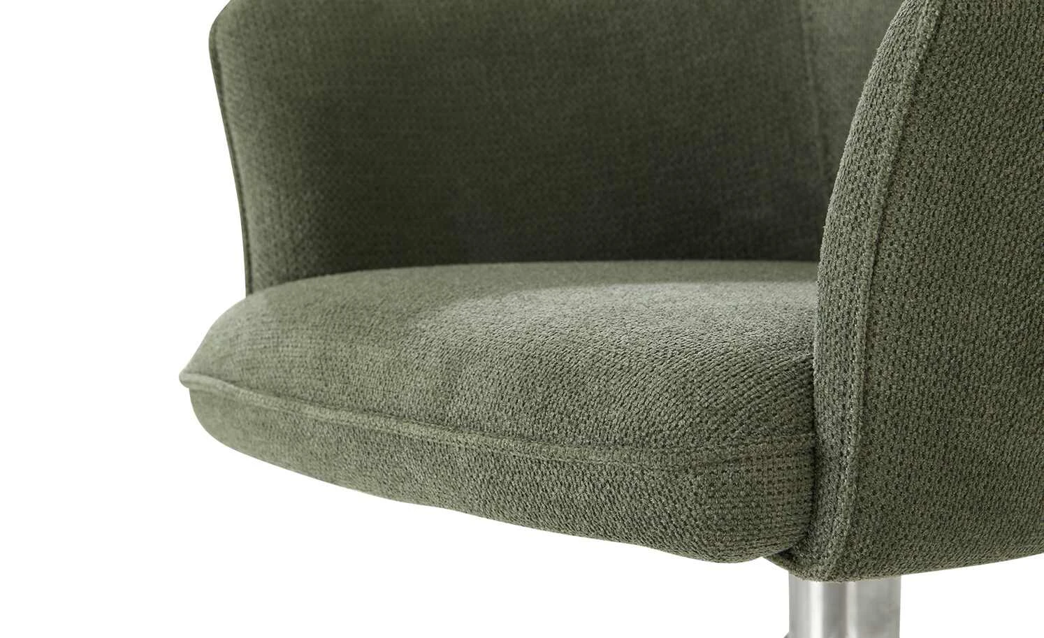 uno Polsterstuhl drehbar Dana | Grün 8 uno Polsterstuhl drehbar Dana | Grün – Bild 6