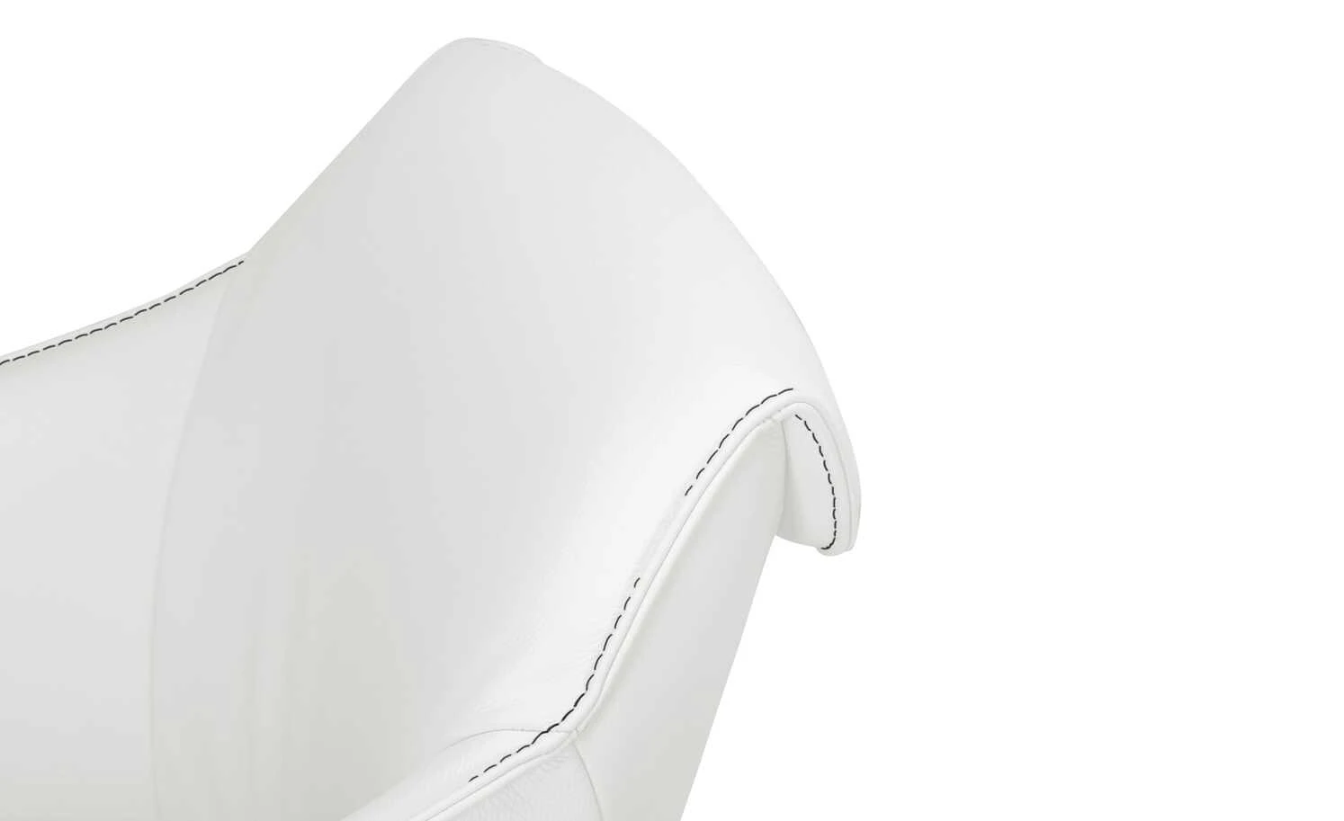 KOINOR Armlehnstuhl Dining System 1 | Latte (Weiß) / Kontrastnaht Grau 10 KOINOR Armlehnstuhl Dining System 1 | Latte (Weiß) / Kontrastnaht Grau – Bild 8