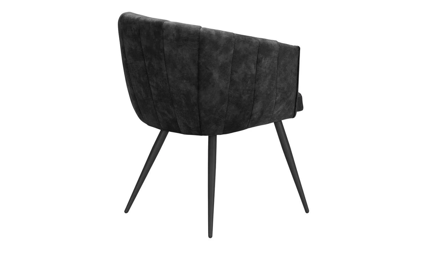uno Polsterstuhl Ilona | Dunkelgrau 4 uno Polsterstuhl Ilona | Dunkelgrau – Bild 2