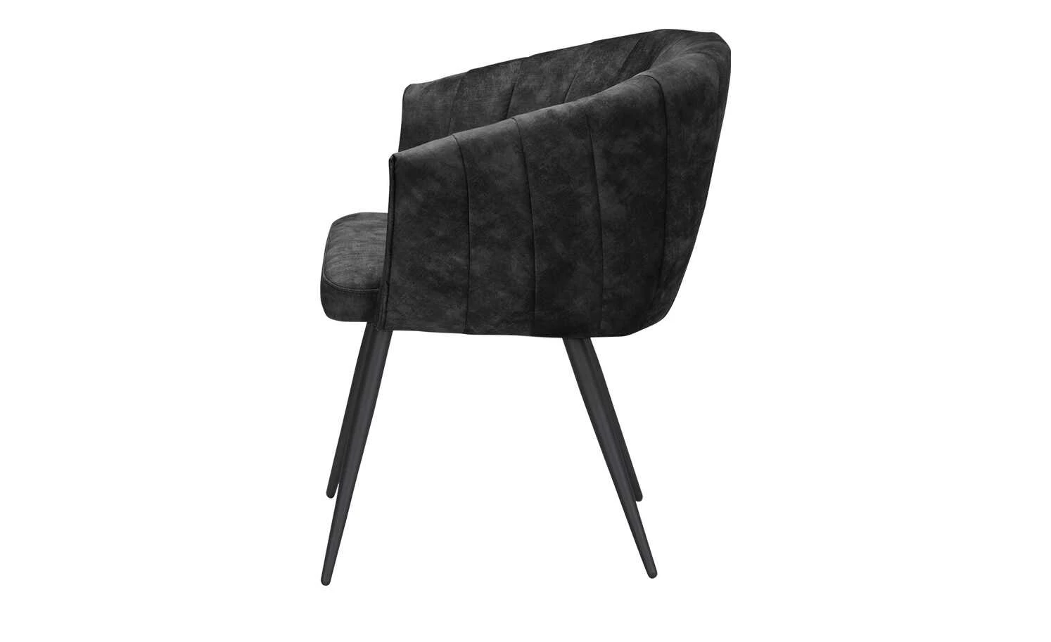 uno Polsterstuhl Ilona | Dunkelgrau 5 uno Polsterstuhl Ilona | Dunkelgrau – Bild 3