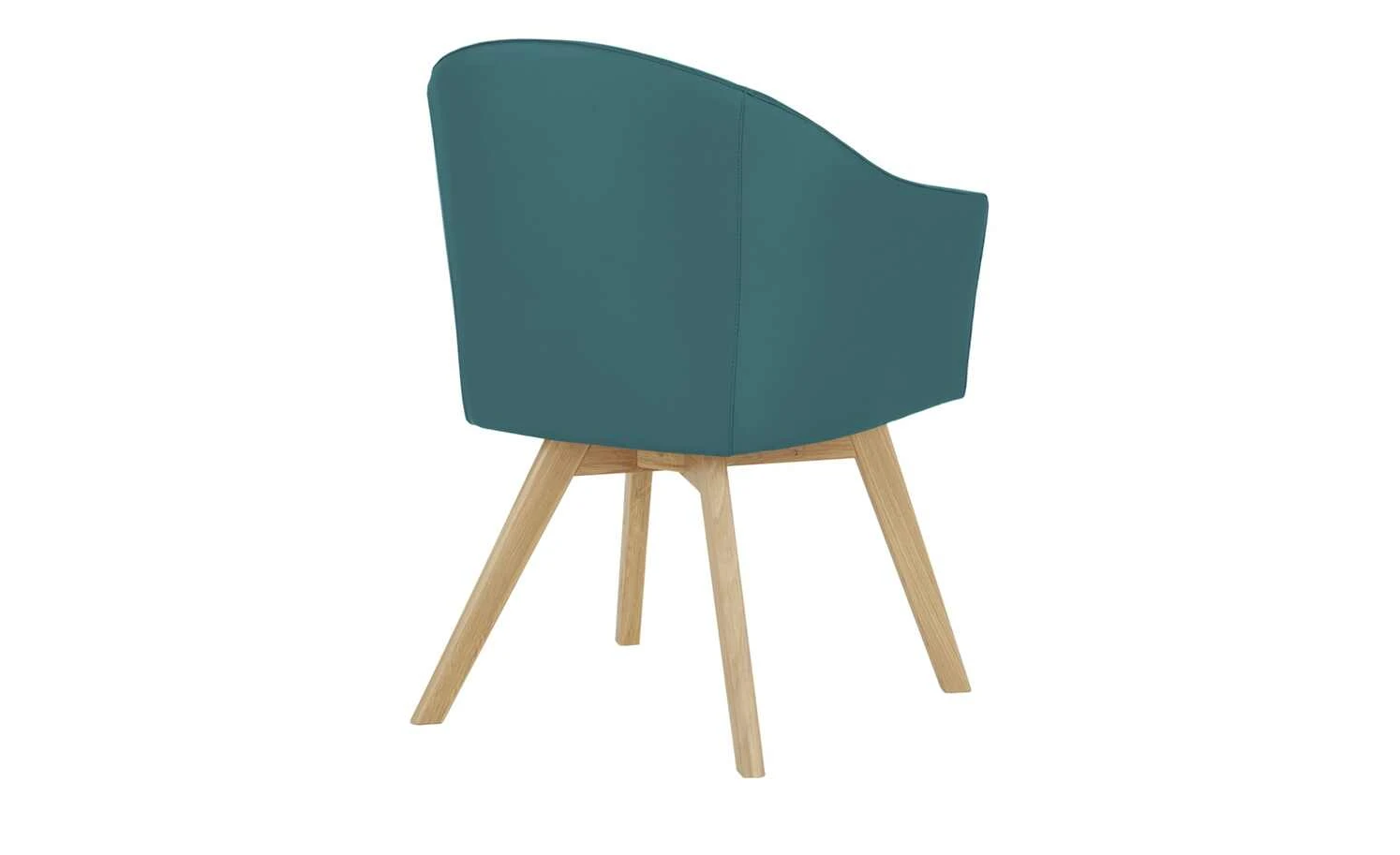 Wohnwert Leder-Schalenstuhl Jalto | Turquoise (Blau) Nein 4 Wohnwert Leder-Schalenstuhl Jalto | Turquoise (Blau) Nein – Bild 2