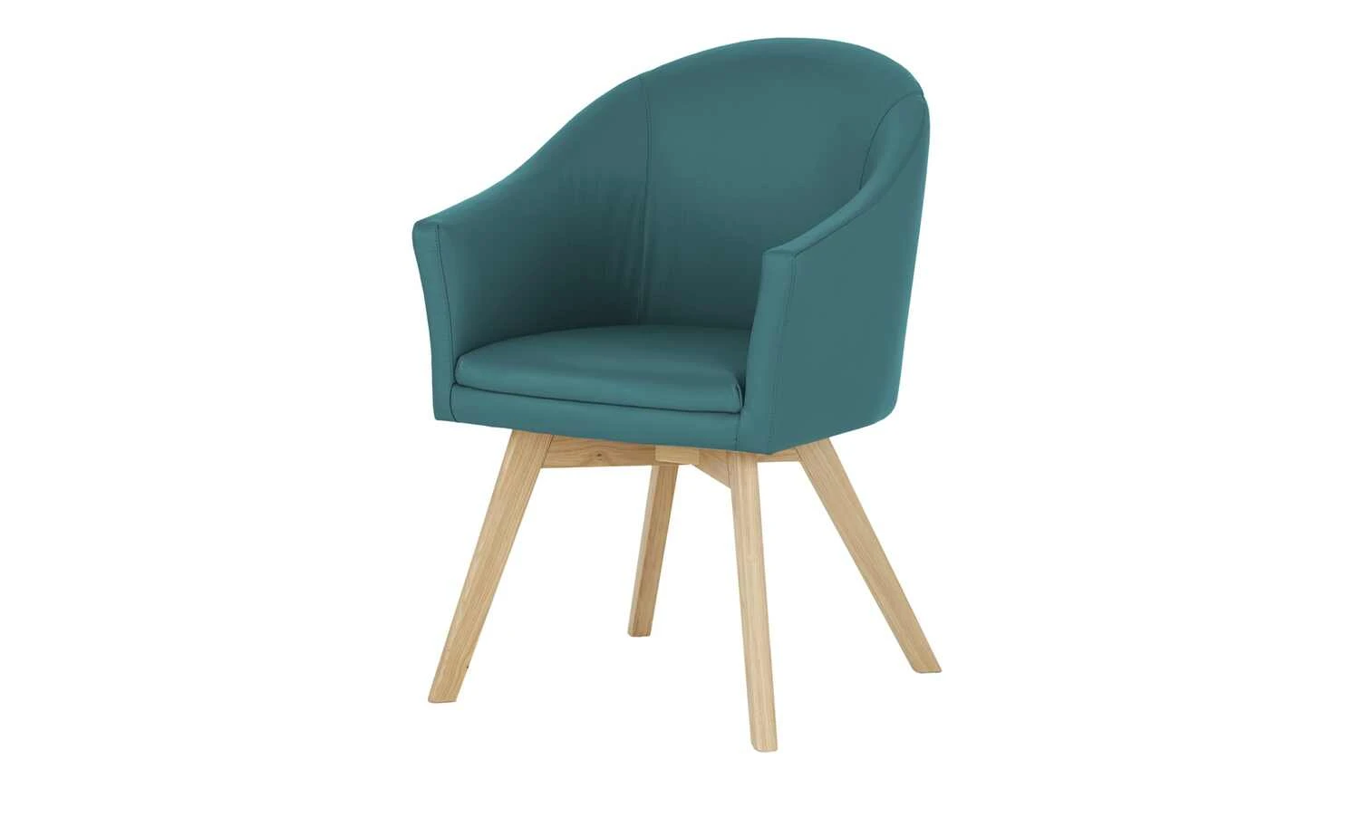 Wohnwert Leder-Schalenstuhl Jalto | Turquoise (Blau) Nein 3 Wohnwert Leder-Schalenstuhl Jalto | Turquoise (Blau) Nein