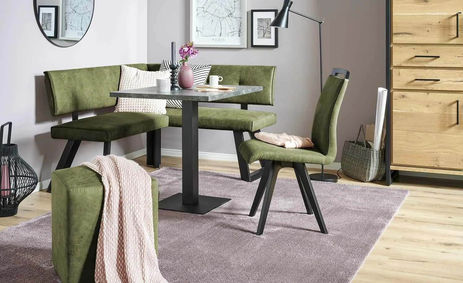 Polsterstuhl E25 | Olive (Grün) 3 Polsterstuhl E25 | Olive (Grün)