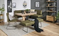 Kufenstuhl mit Griff | Grün