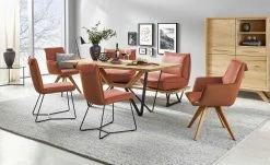 KOINOR Kufenstuhl Leder Schwof | Fire (Cognac) / Cognac