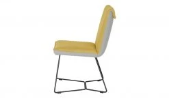 KOINOR Kufenstuhl Leder Schwof | Safran (Gelb) / Hellgrau -SitzWerk Verkaufsgeschäft 15302510 7 202109101235