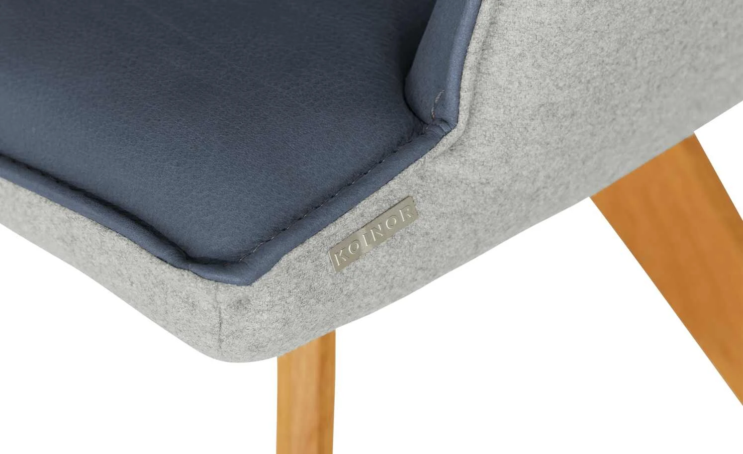 KOINOR Armlehnstuhl Leder Schwof | Night (Dunkelblau) / Hellgrau Nein 8 KOINOR Armlehnstuhl Leder Schwof | Night (Dunkelblau) / Hellgrau Nein – Bild 6