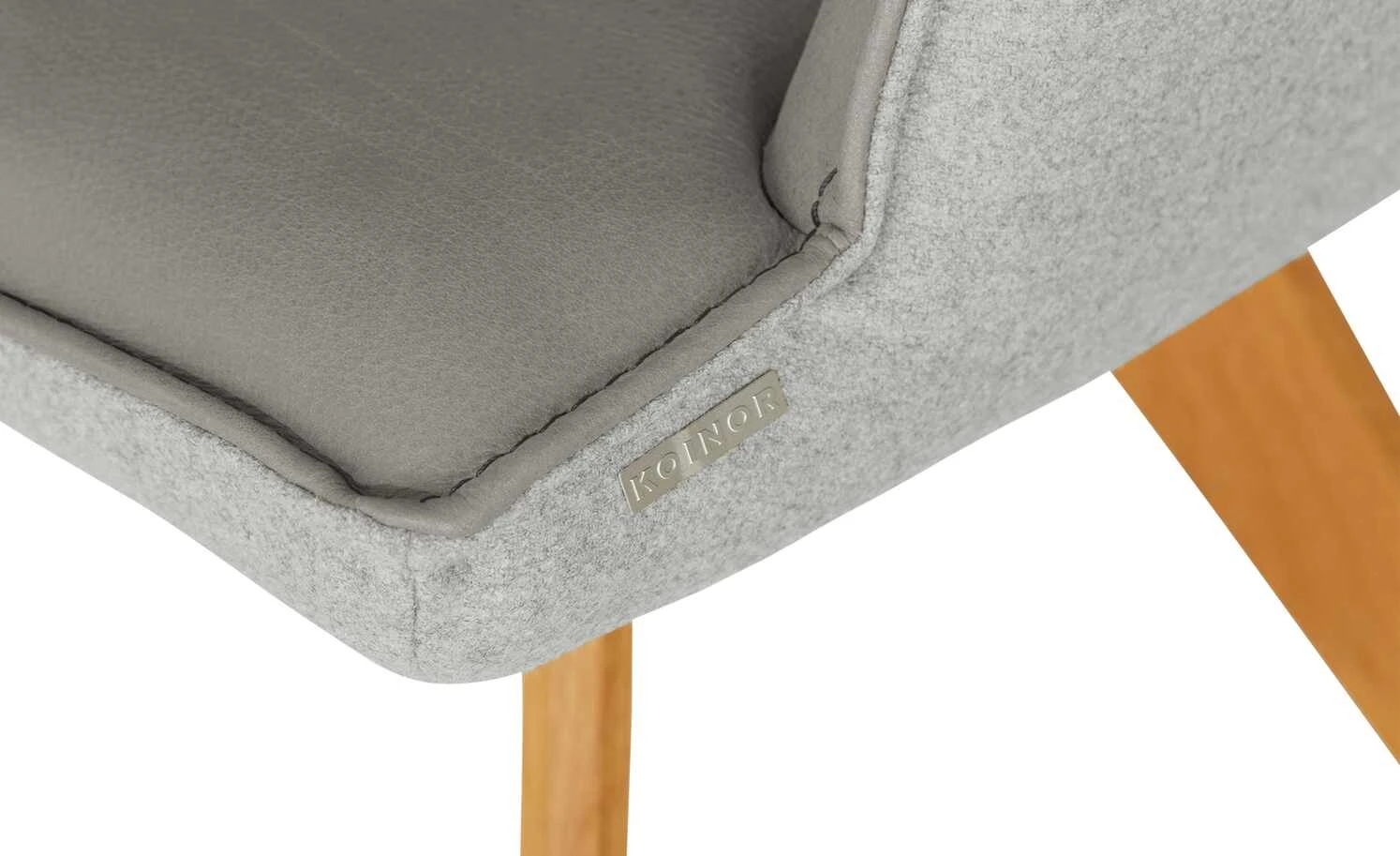 KOINOR Armlehnstuhl Leder Schwof | Asphalt (Hellgrau) / Hellgrau Nein 12 KOINOR Armlehnstuhl Leder Schwof | Asphalt (Hellgrau) / Hellgrau Nein – Bild 10