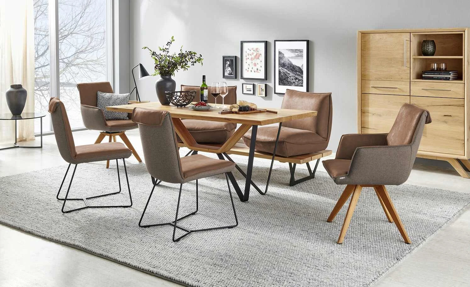 KOINOR Armlehnstuhl Leder Schwof | Chai (Hellbraun) / Dunkelbraun Ja 3 KOINOR Armlehnstuhl Leder Schwof | Chai (Hellbraun) / Dunkelbraun Ja