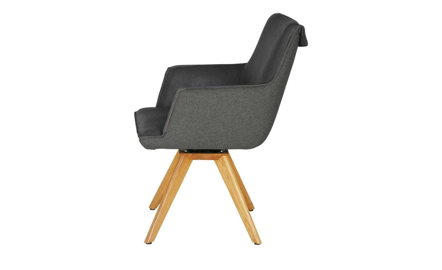 KOINOR Armlehnstuhl Leder Schwof | Omega (Dunkelgrau) / Dunkelgrau Ja 7 KOINOR Armlehnstuhl Leder Schwof | Omega (Dunkelgrau) / Dunkelgrau Ja – Bild 5