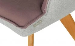 KOINOR Armlehnstuhl Leder Schwof | Plum (Rosa) / Hellgrau Ja -SitzWerk Verkaufsgeschäft 15302539 8 202109101235