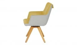 KOINOR Armlehnstuhl Leder Schwof | Safran (Gelb) / Hellgrau Ja -SitzWerk Verkaufsgeschäft 15302540 1 202109101235