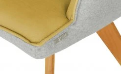 KOINOR Armlehnstuhl Leder Schwof | Safran (Gelb) / Hellgrau Ja -SitzWerk Verkaufsgeschäft 15302540 13 202109101235