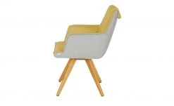 KOINOR Armlehnstuhl Leder Schwof | Safran (Gelb) / Hellgrau Ja -SitzWerk Verkaufsgeschäft 15302540 2 202109101235