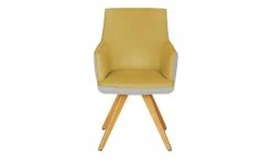 KOINOR Armlehnstuhl Leder Schwof | Safran (Gelb) / Hellgrau Ja -SitzWerk Verkaufsgeschäft 15302540 3 202109101235