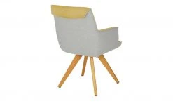 KOINOR Armlehnstuhl Leder Schwof | Safran (Gelb) / Hellgrau Ja -SitzWerk Verkaufsgeschäft 15302540 6 202109101235