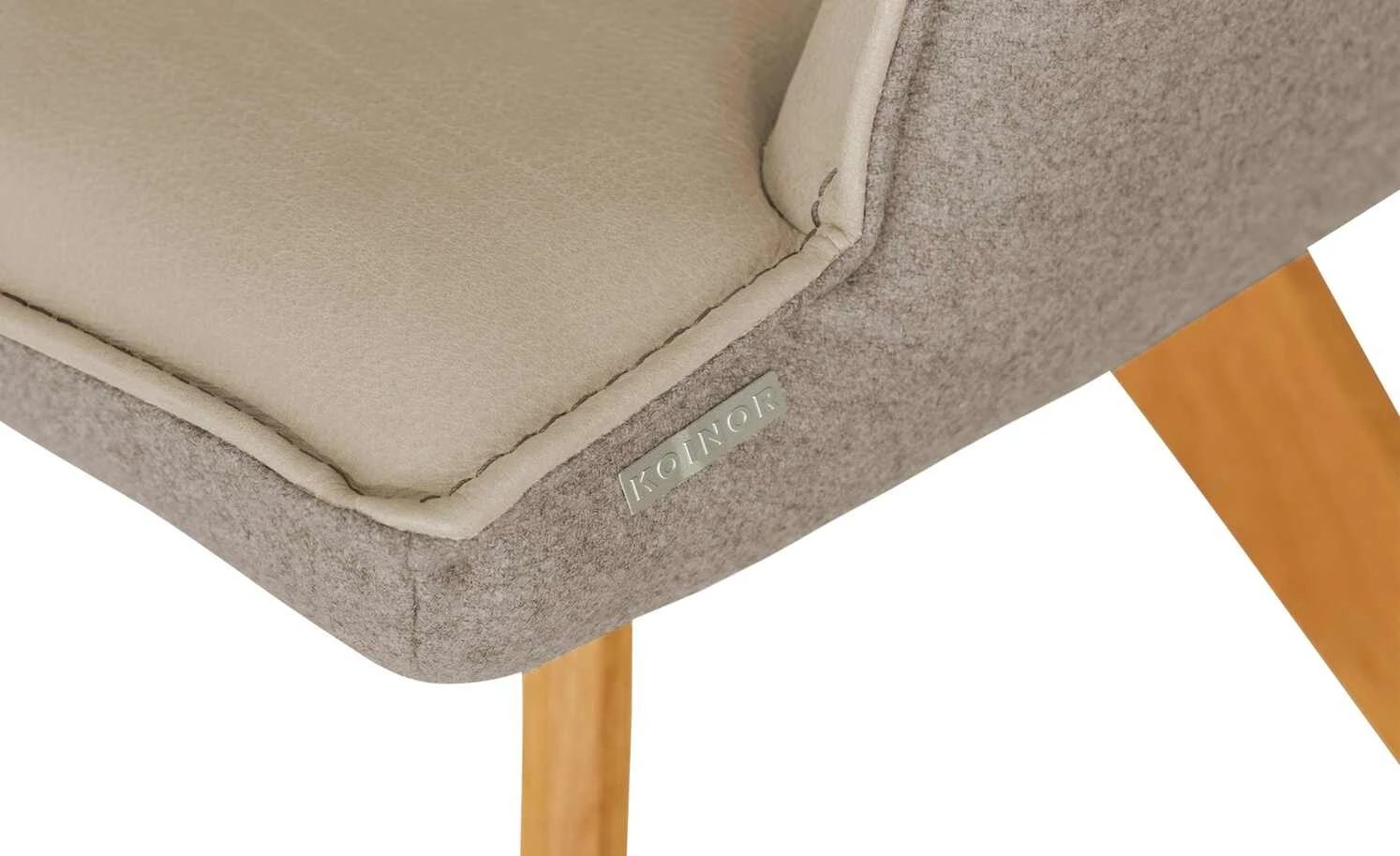 KOINOR Armlehnstuhl Leder Schwof | Jade (Beige) / Dunkelbraun Ja 9 KOINOR Armlehnstuhl Leder Schwof | Jade (Beige) / Dunkelbraun Ja – Bild 7